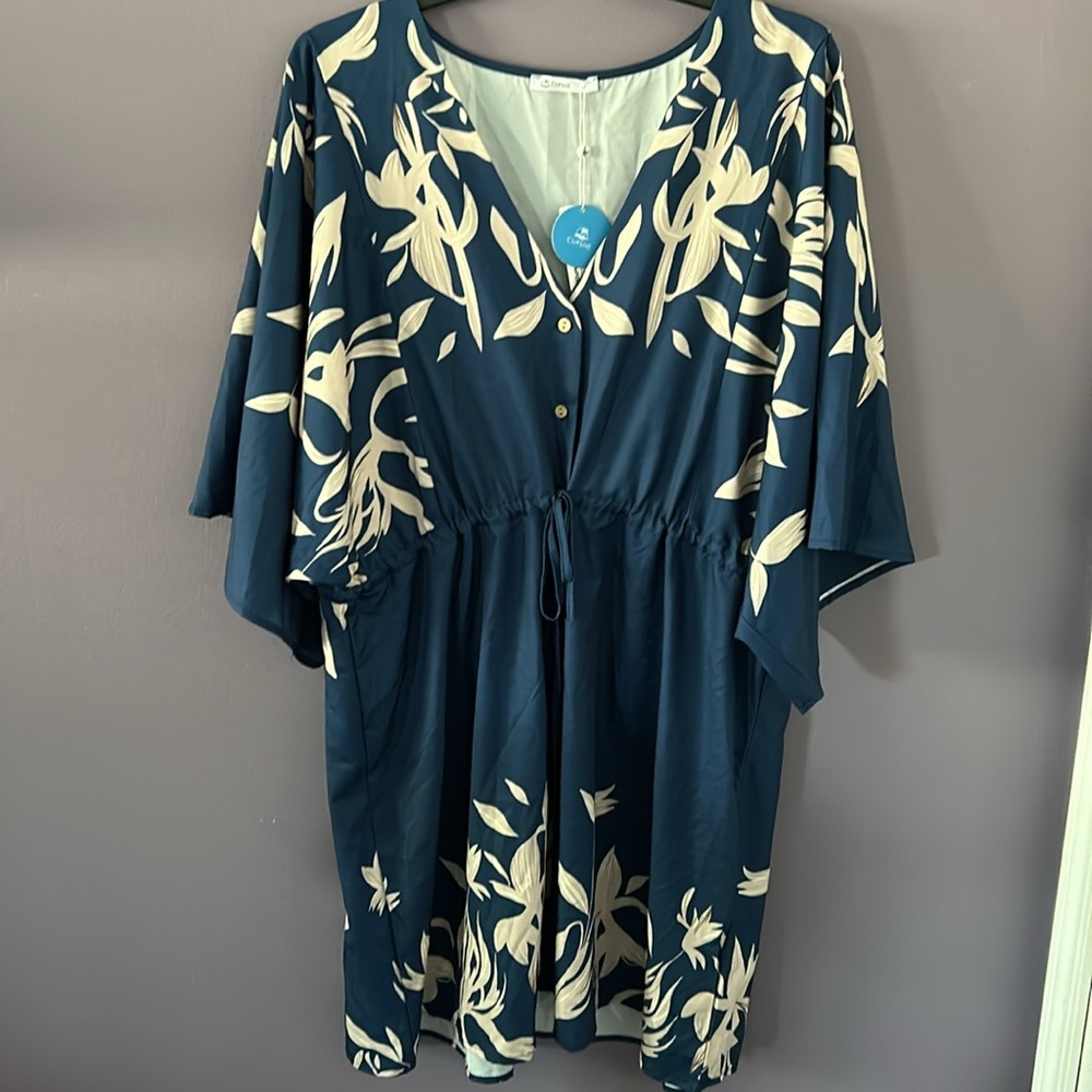 NWT! SWIM SET! Bathing Suit & Cover Up - Picture 2 of 16